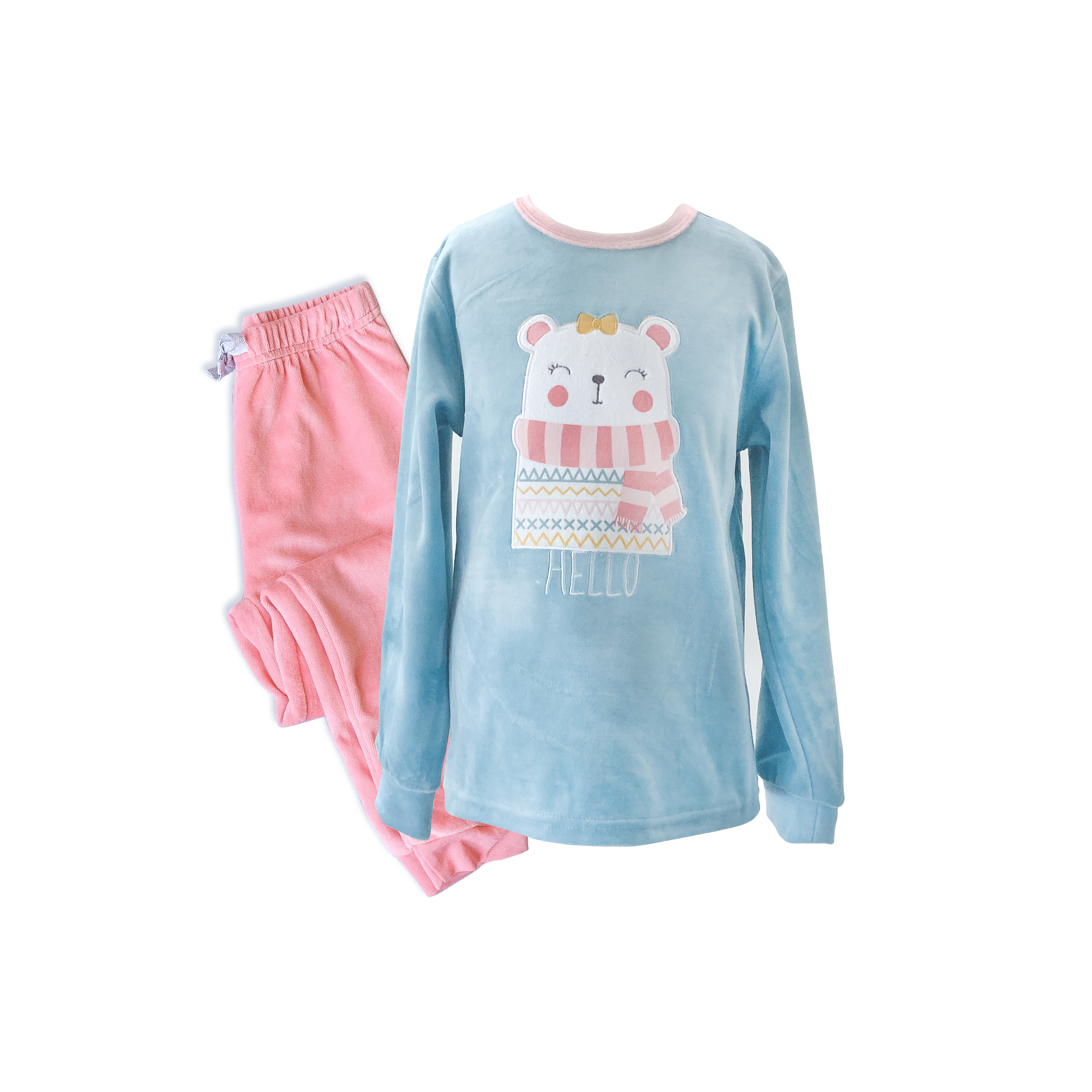 西班牙 KLINS 柔絨套裝 · 輕柔睡袍親子裝