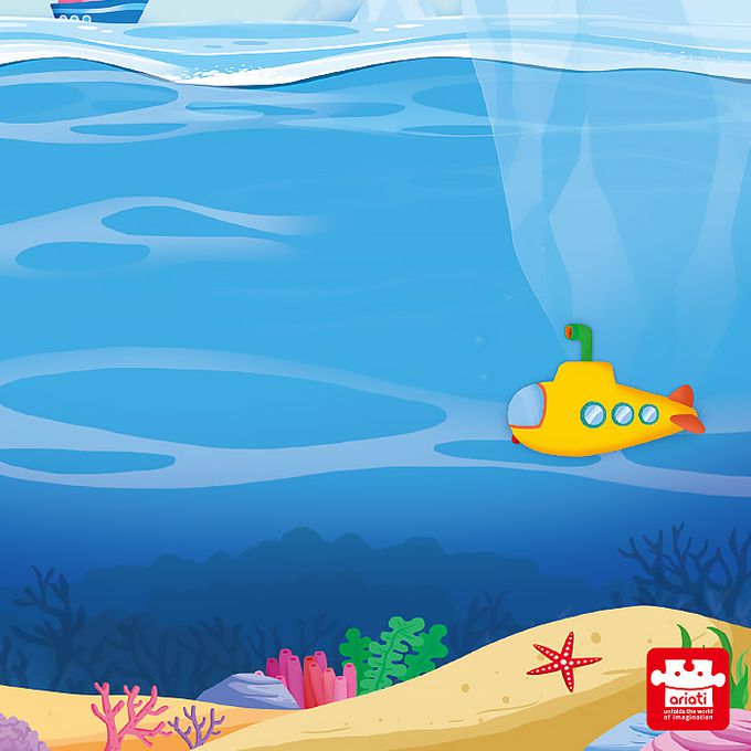 韓國 Ariati - 迷您磁性貼-海洋