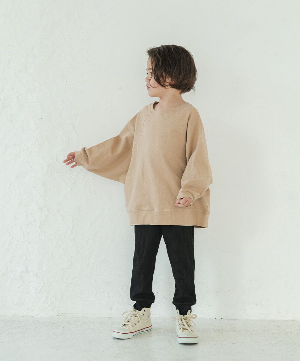 日本 riziere - 純棉Oversize風大學T-氣質杏