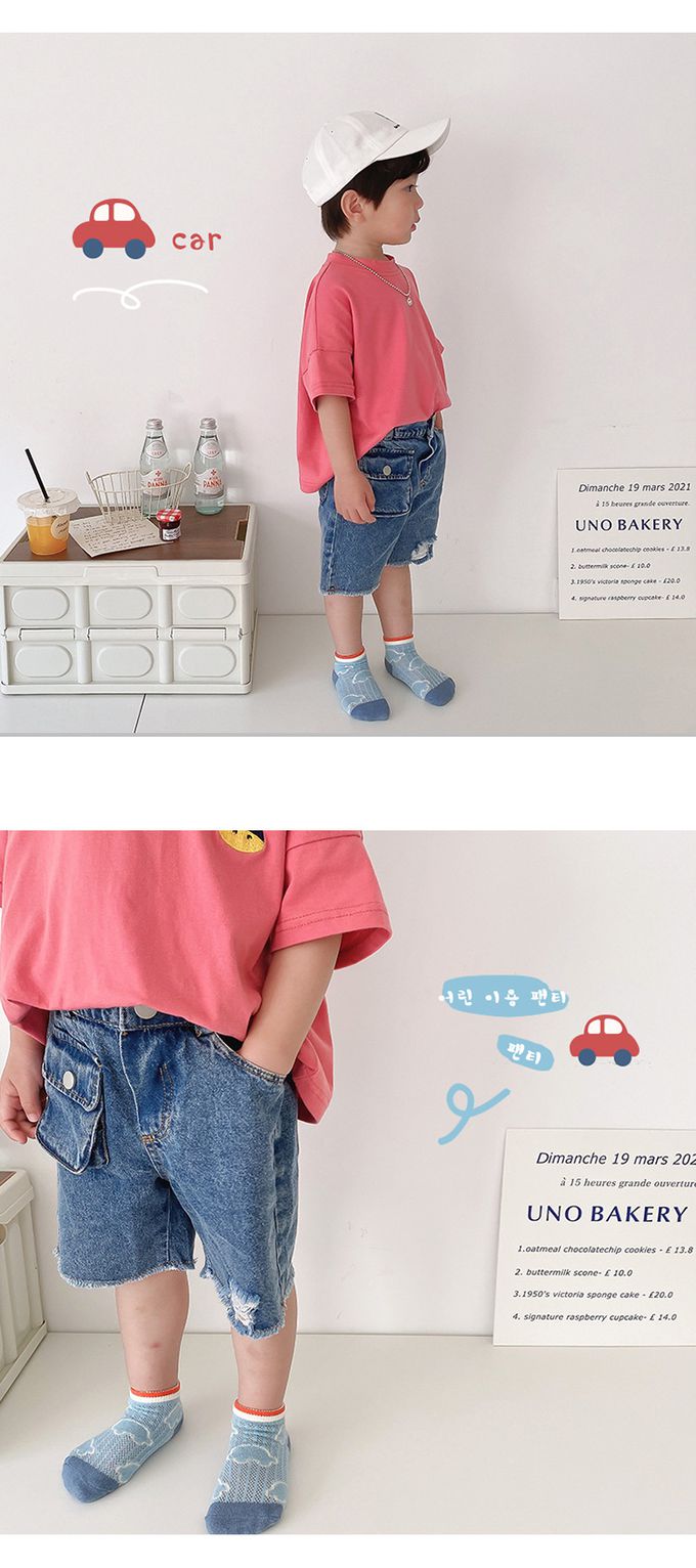 JB clothes - 五入一組-1166波波的車網眼襪