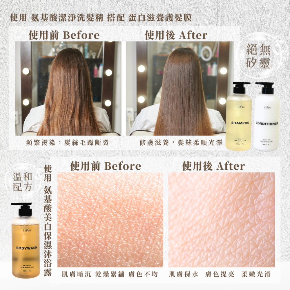 氨基酸美白保濕沐浴露-500ML