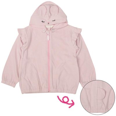 akachan honpo - 抗UV連帽外套-動物造型-粉紅色