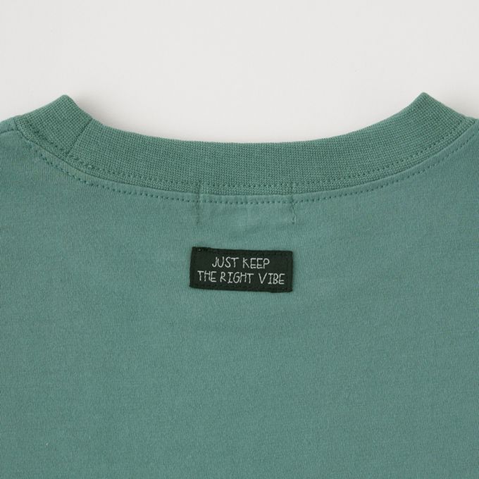 日本 b-ROOM - [低價]純棉柔軟素色T恤-炭灰