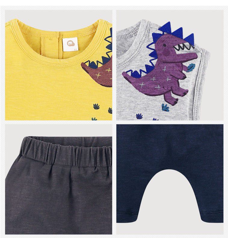 韓國 milk mile - 肩上暴龍套裝-黃