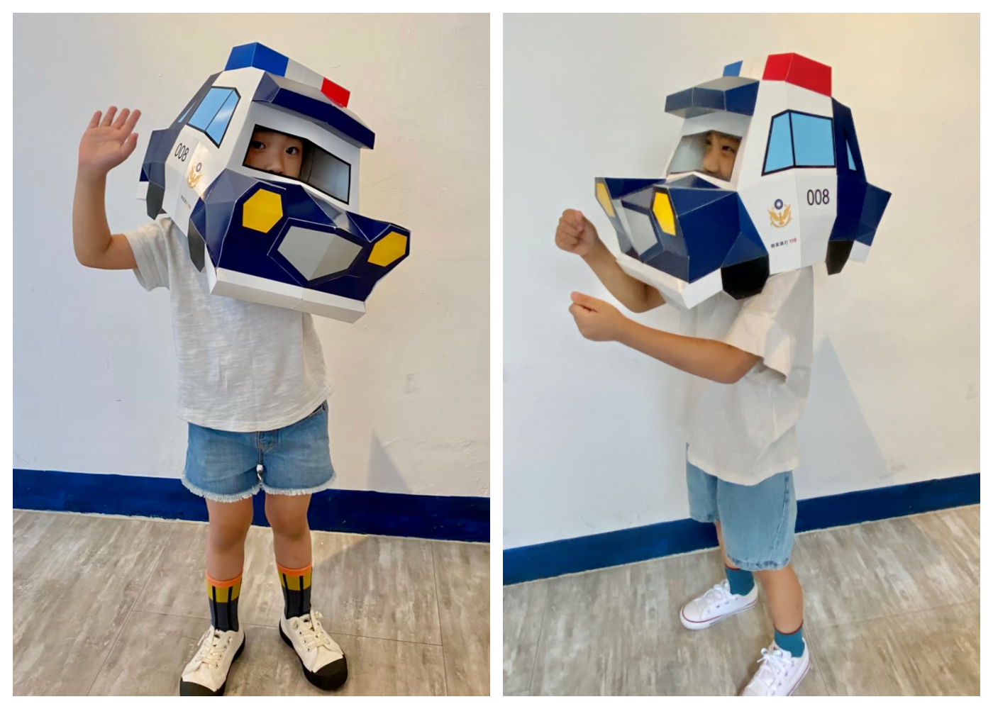 時報出版 - Crazy Halloween：警車立體大面具(速成版不用自己剪喔)