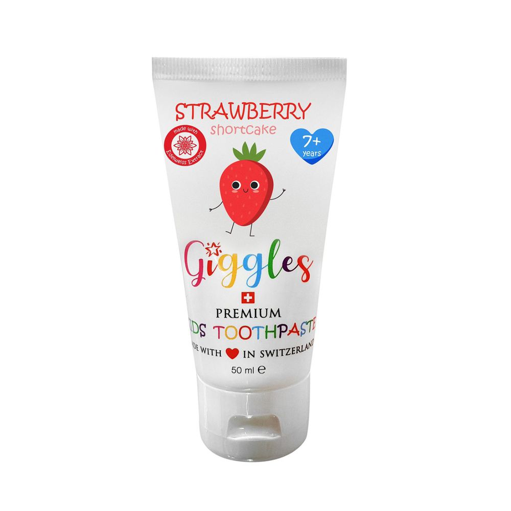 瑞士Giggles - 兒童牙膏（7歲以上）-草莓-氟含量 1450ppm
