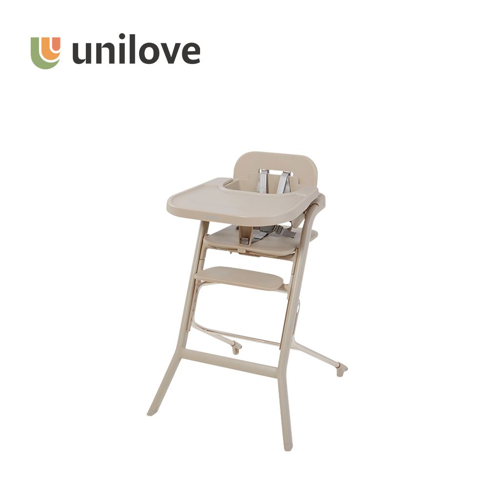 Grow With Me 兒童高腳成長餐椅(含座布)-香檳褐