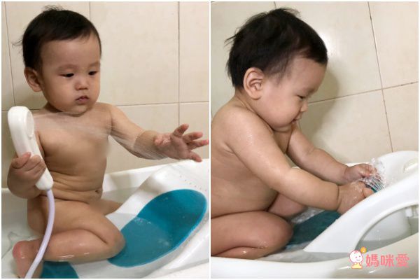 美國 Born Fair 天鵝自動出水淋浴澡盆，省水又省力！前10位下單就贈美國洗澡玩具！