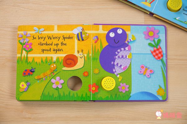 孩子超愛音效書單本160元❤ 1歲起英文遊戲操作書！玩到跟著節奏搖擺囉♫