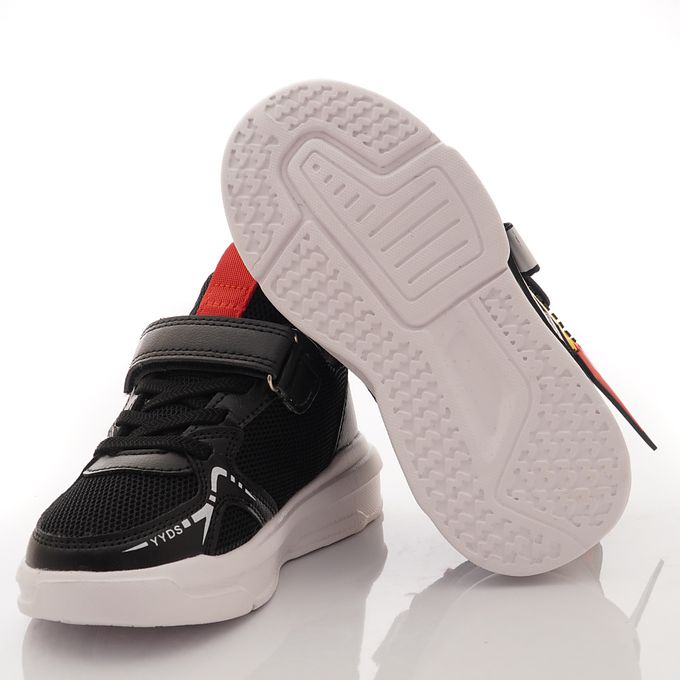 寶貝球輕量運動(中大童段)-運動鞋-黑