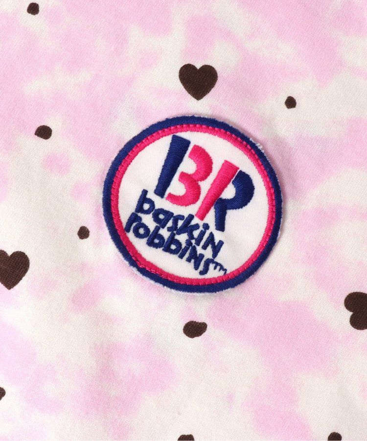 日本 BREEZE - 31冰淇淋聯名 暈染短袖上衣-跳跳糖-薄荷綠