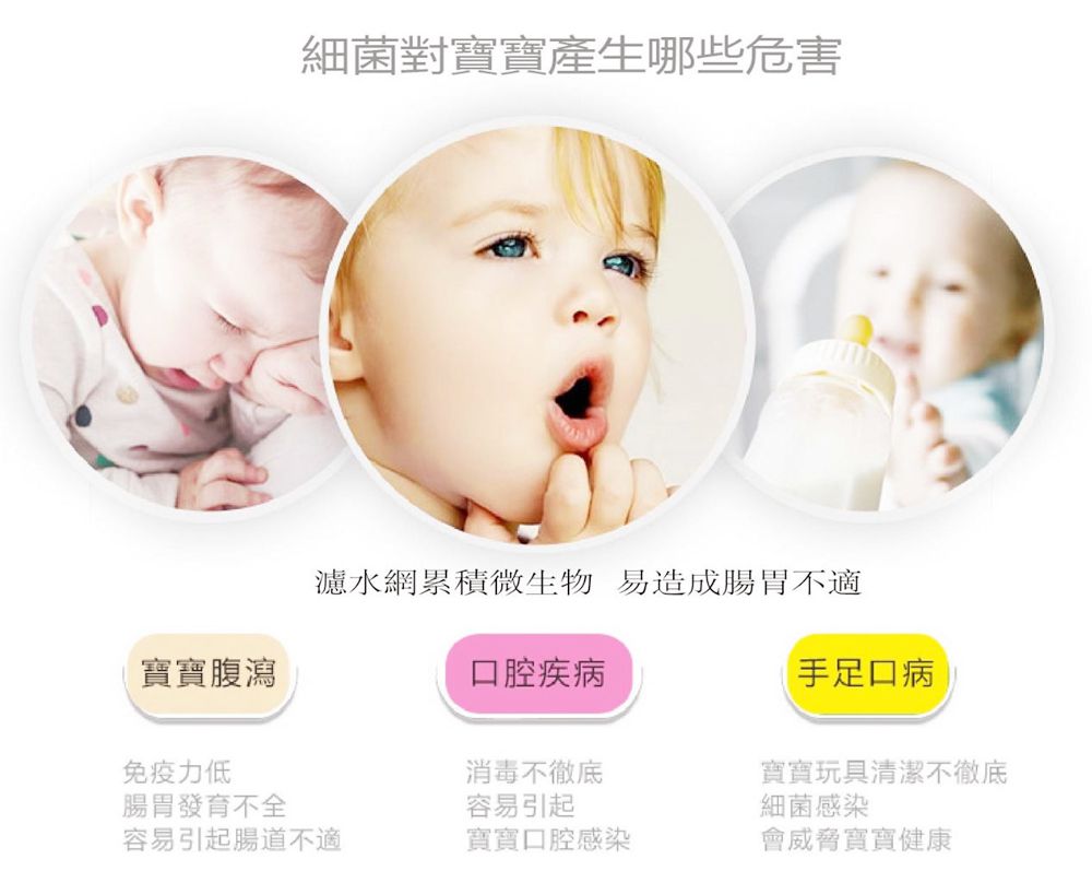 AcoMo - PS3旅行組 PS III 三代90秒可攜式奶瓶奶嘴消毒器-(90秒殺菌器+750ML環保水杯+媽媽包)-粉 (3件組)-850g