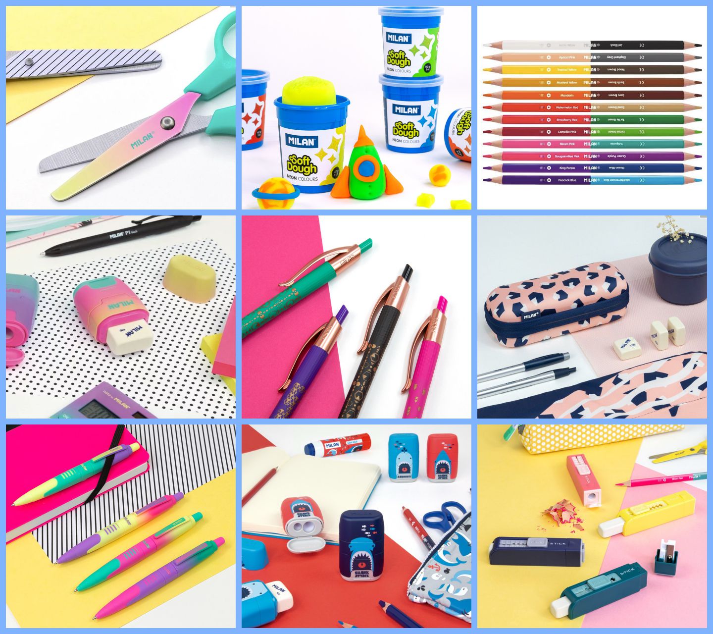 質感上學文具！ 西班牙 MILAN 百年品牌，熱銷大容量筆袋！