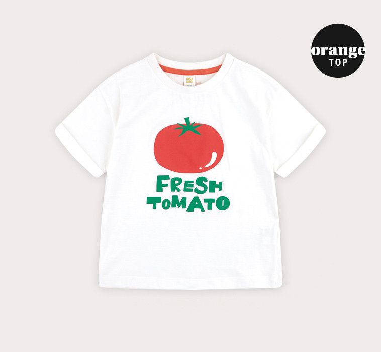 韓國 HEJMINI - 大番茄格子套裝-橘