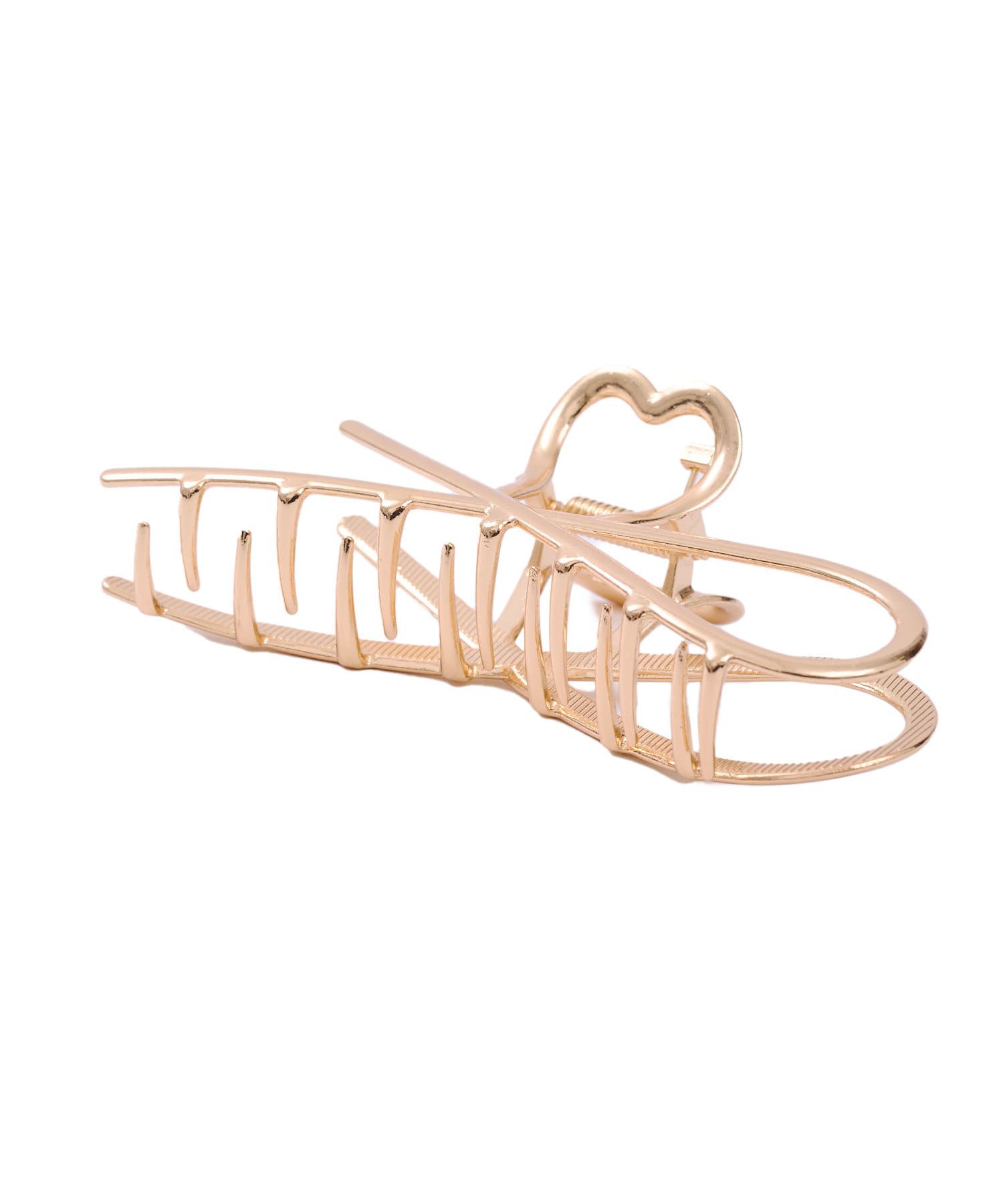 日本 Lattice - 優雅扭結金屬抓夾/鯊魚夾-金