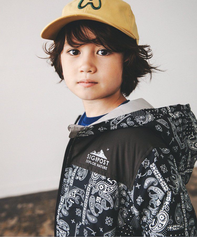 日本 BREEZE - 輕量保暖連帽防風外套-軍綠