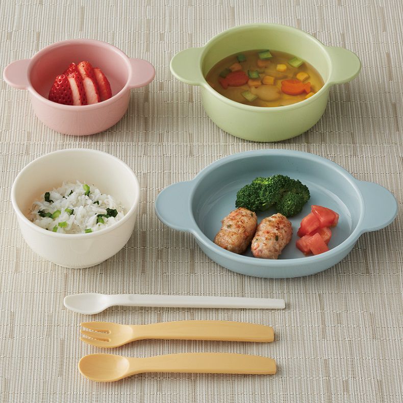 日本 Combi - 日式離乳收納餐具7件組-5個月起