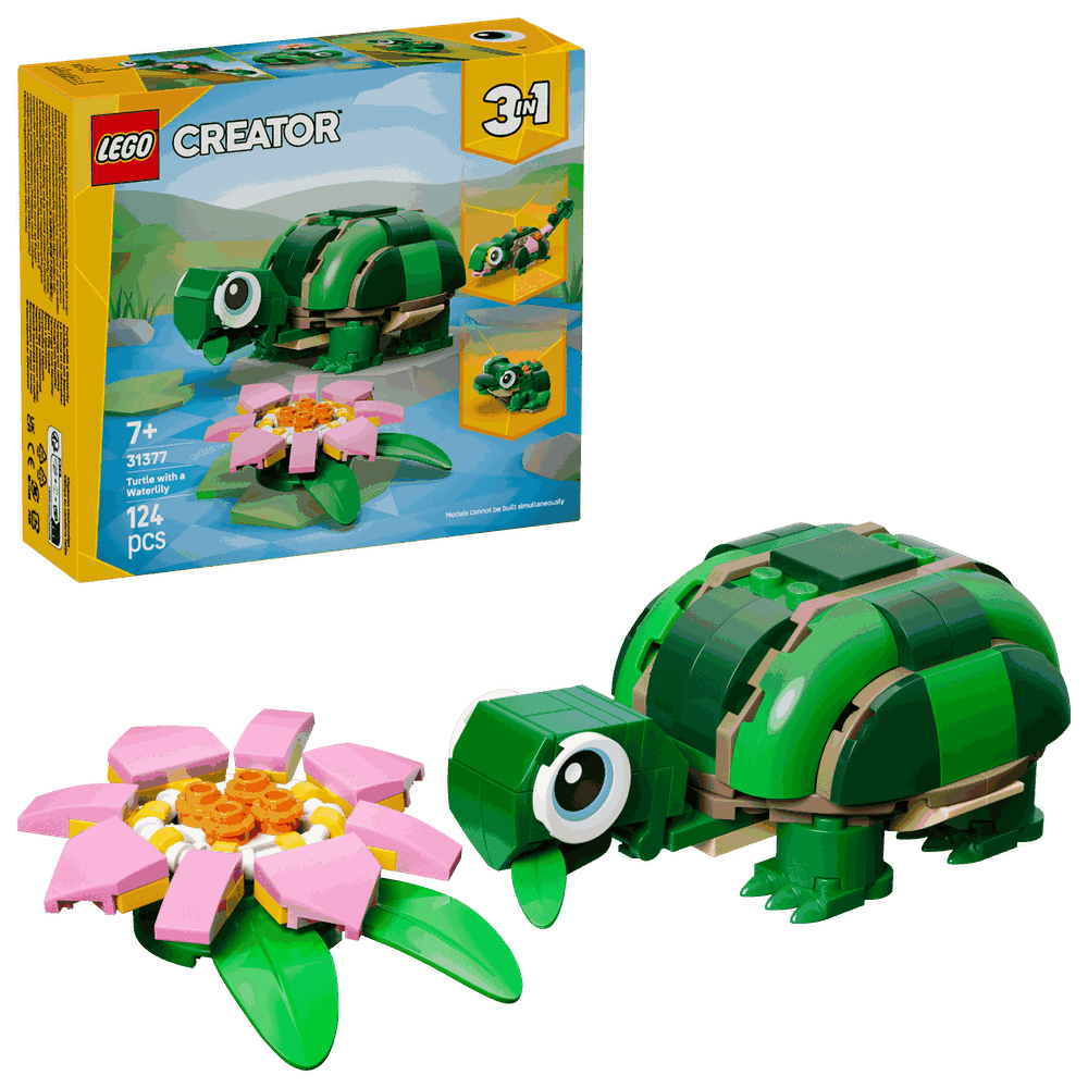 LEGO 31377 烏龜和睡蓮 Turtle with a Water Lily Flower