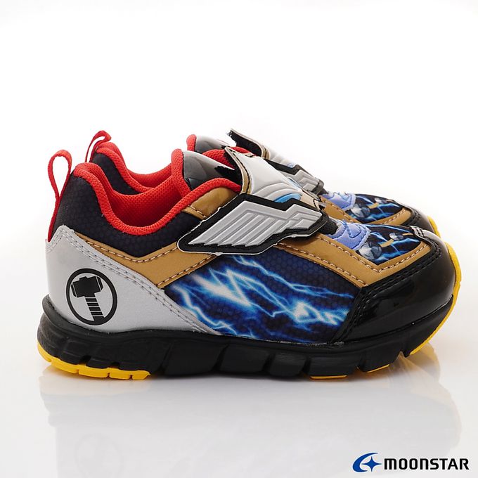 Moonstar日本月星 - 雷神聯名機能童鞋-MV0161銀(中小童)-機能運動鞋-銀