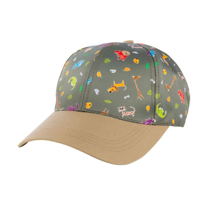 HUGGER - 透氣兒童棒球帽 馬達加斯加(防曬透氣遮陽輕量小孩鴨舌)-馬達加斯加-70g