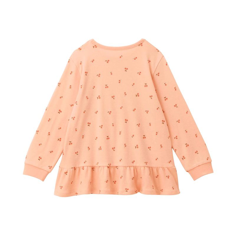 日本千趣會 - GITA 極柔舒適長袖家居服/睡衣-小花-灰紫