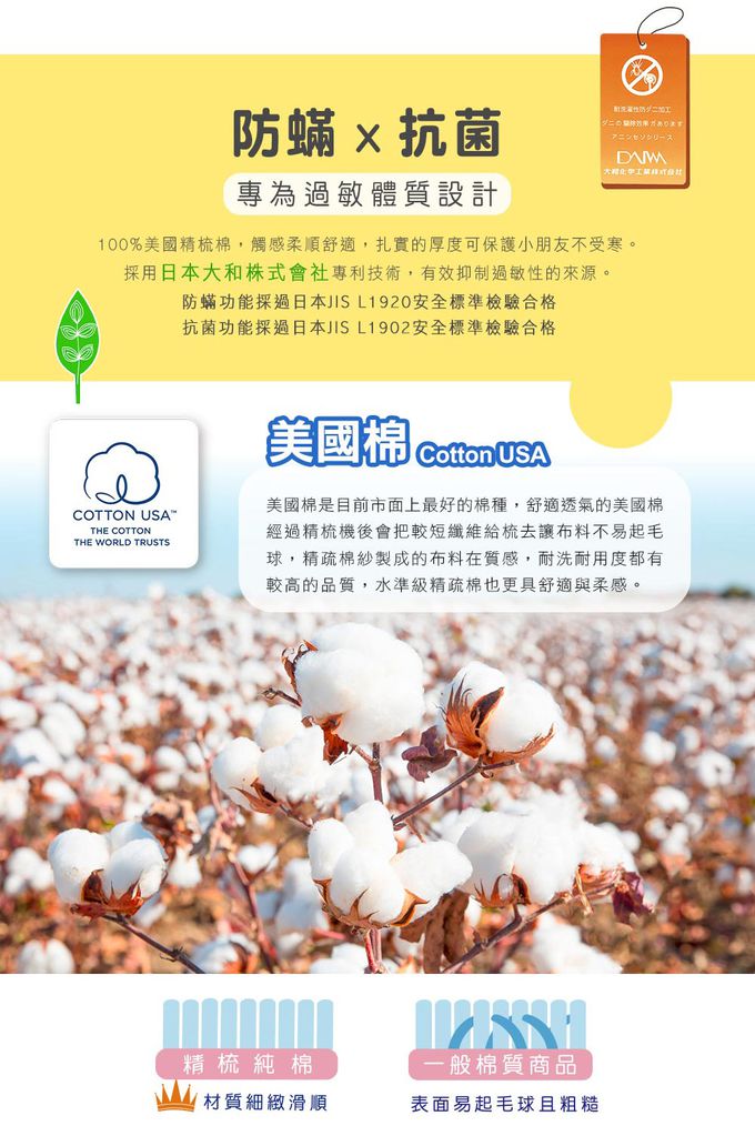 鴻宇 HongYew - 兒童三件式睡袋 防螨抗菌100%美國棉 睡墊 涼被 枕頭-恐龍公園