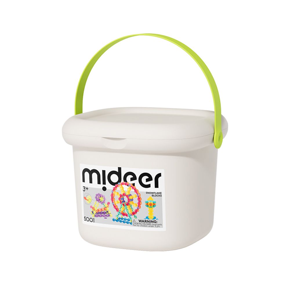 多彩透光雪花片(500片)，2025新版