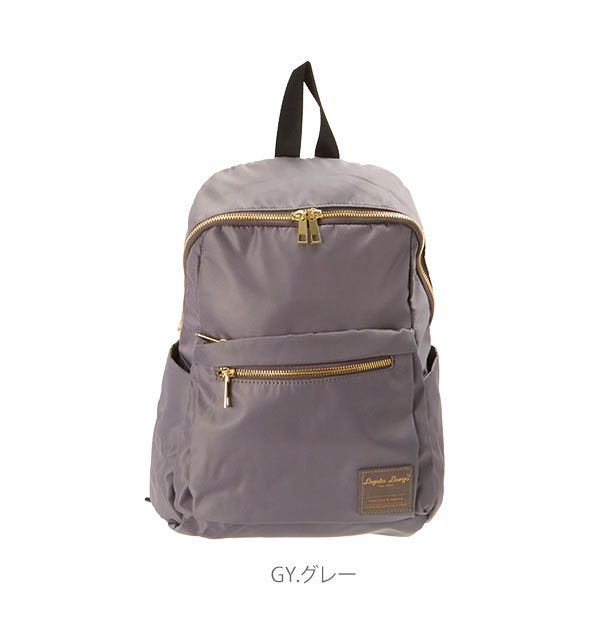 日本 Legato Largo - 撥水加工微光多功能收納後背包-GY灰色 (30x39x15cm)