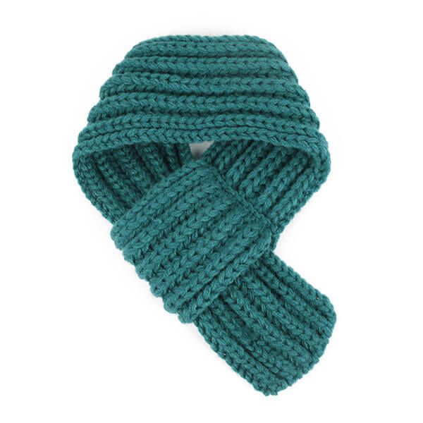 日本代購 - 麻花編織寵物圍巾/圍脖-酒紅 (S)