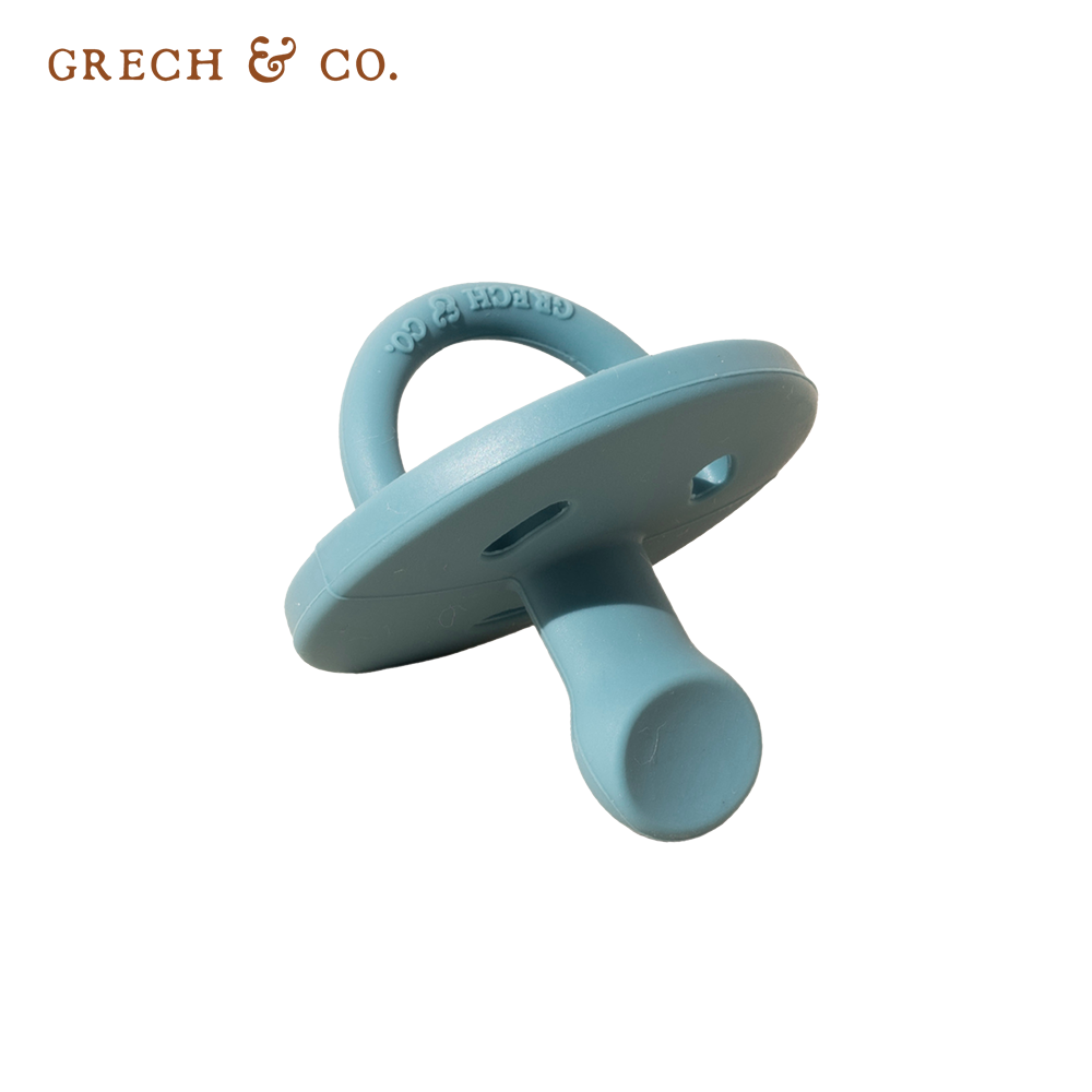 丹麥Grech&Co. - 矽膠安撫奶嘴-海水藍