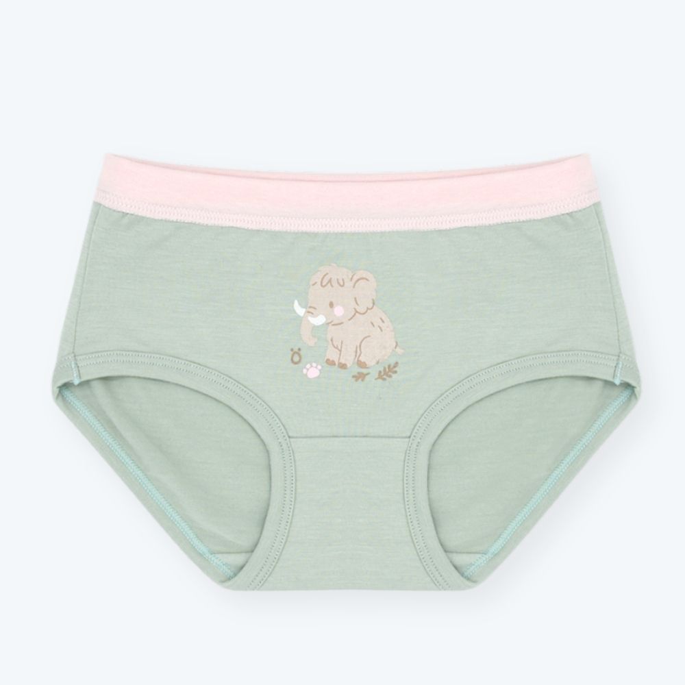 女童三角褲(白竹炭)-古菱齒象