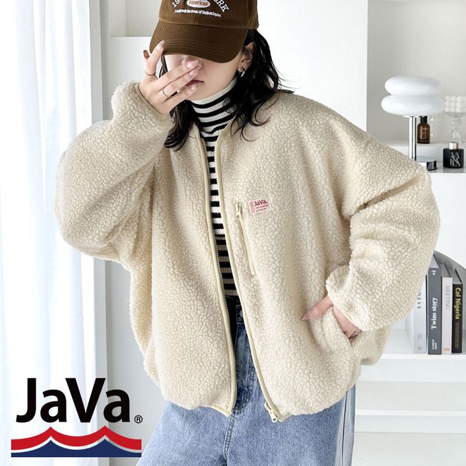 日本 Classical Elf - 2WAY泰迪熊短絨飛行外套-摩卡x軍綠