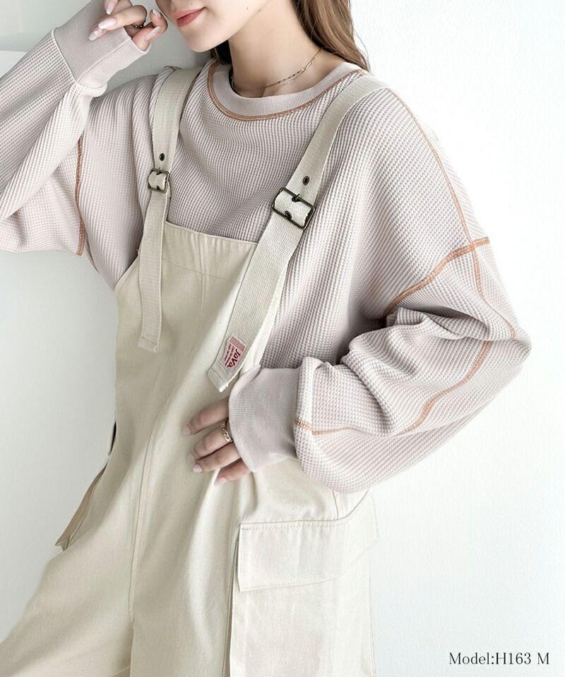 日本 Classical Elf - Java聯名 美式休閒工裝吊帶褲-黑