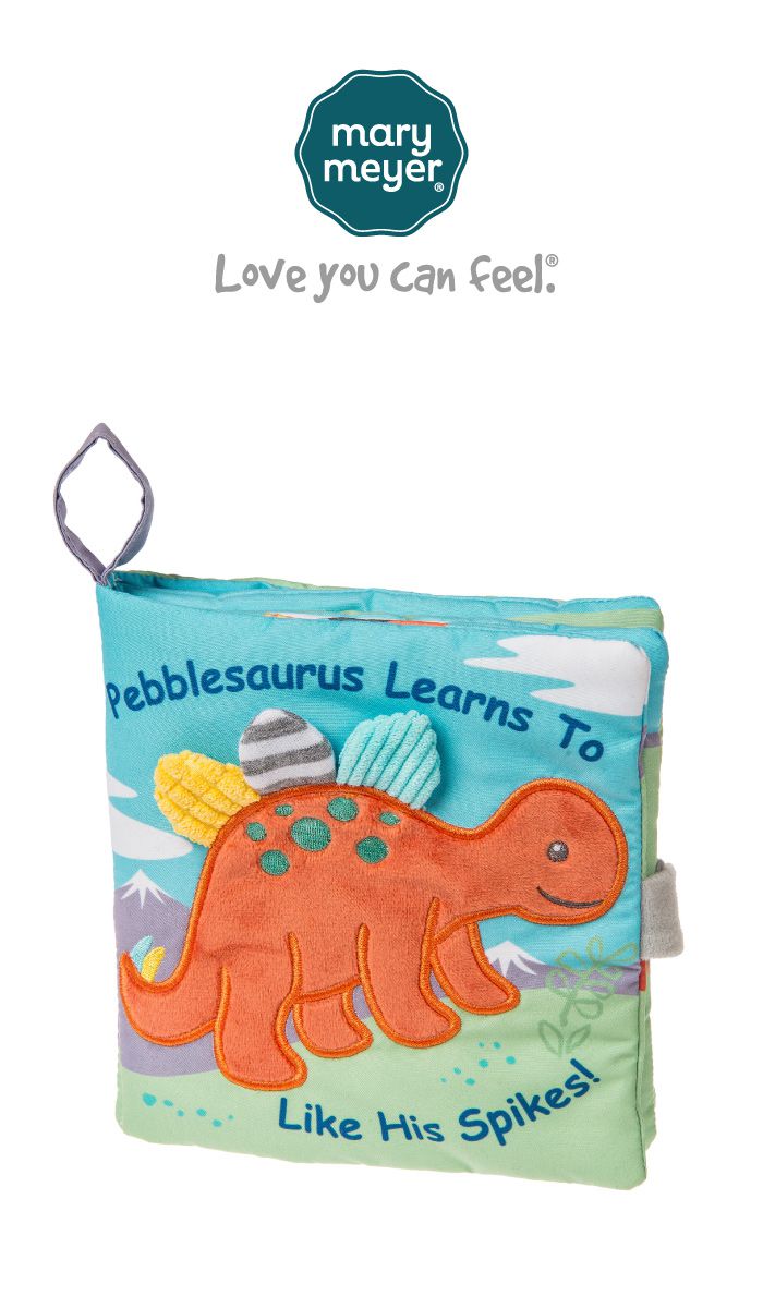 美國 MaryMeyer 蜜兒 - 柔軟布書-蹦蹦小恐龍