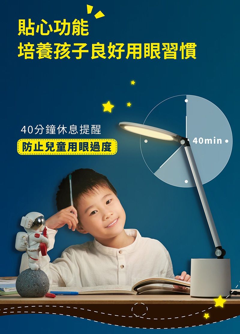 PHILIPS 飛利浦照明 - 品達66156 LED護眼檯燈  (PD044)-白色