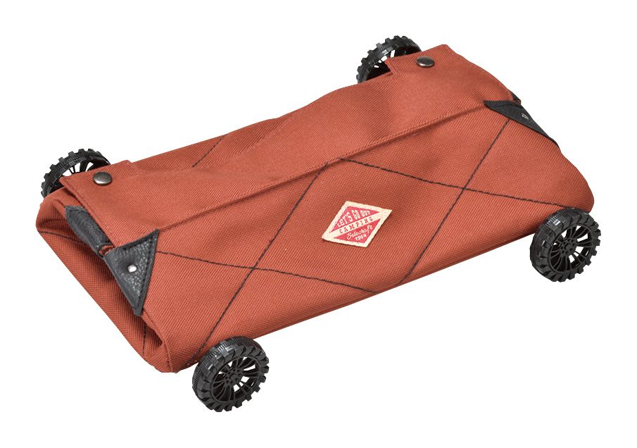 日本 Seto Craft - 露營風 推車造型衛生紙套-墨綠 (26x17.5x10cm)