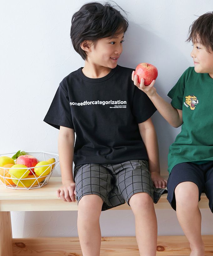 日本 devirock - 100%棉 短袖家居服/睡衣套裝-大星星-黑白