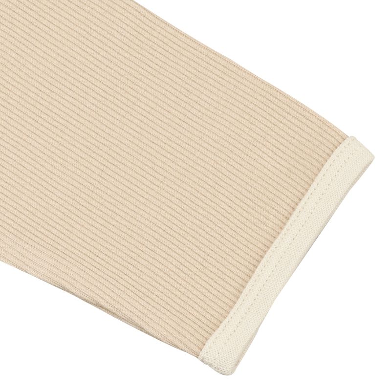 akachan honpo - 長袖包屁衣家居服-小熊-淺卡其色