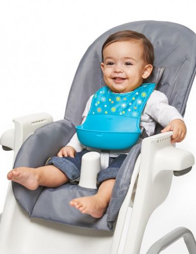 美國 OXO - OXO tot 隨行好棒棒圍兜-繽紛藍