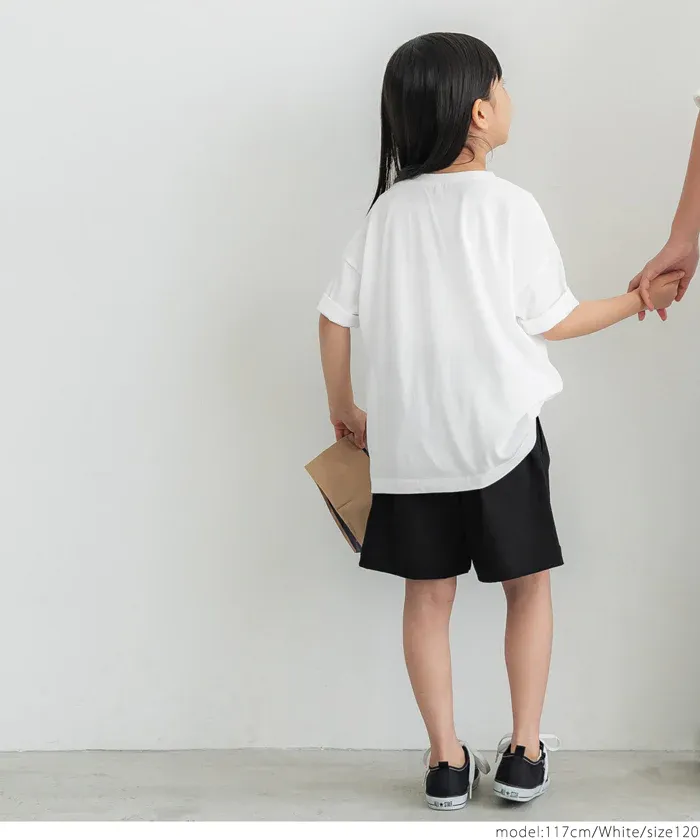 日本 COCA - 美式LOGO 寬版薄長袖上衣-孩子-淺杏