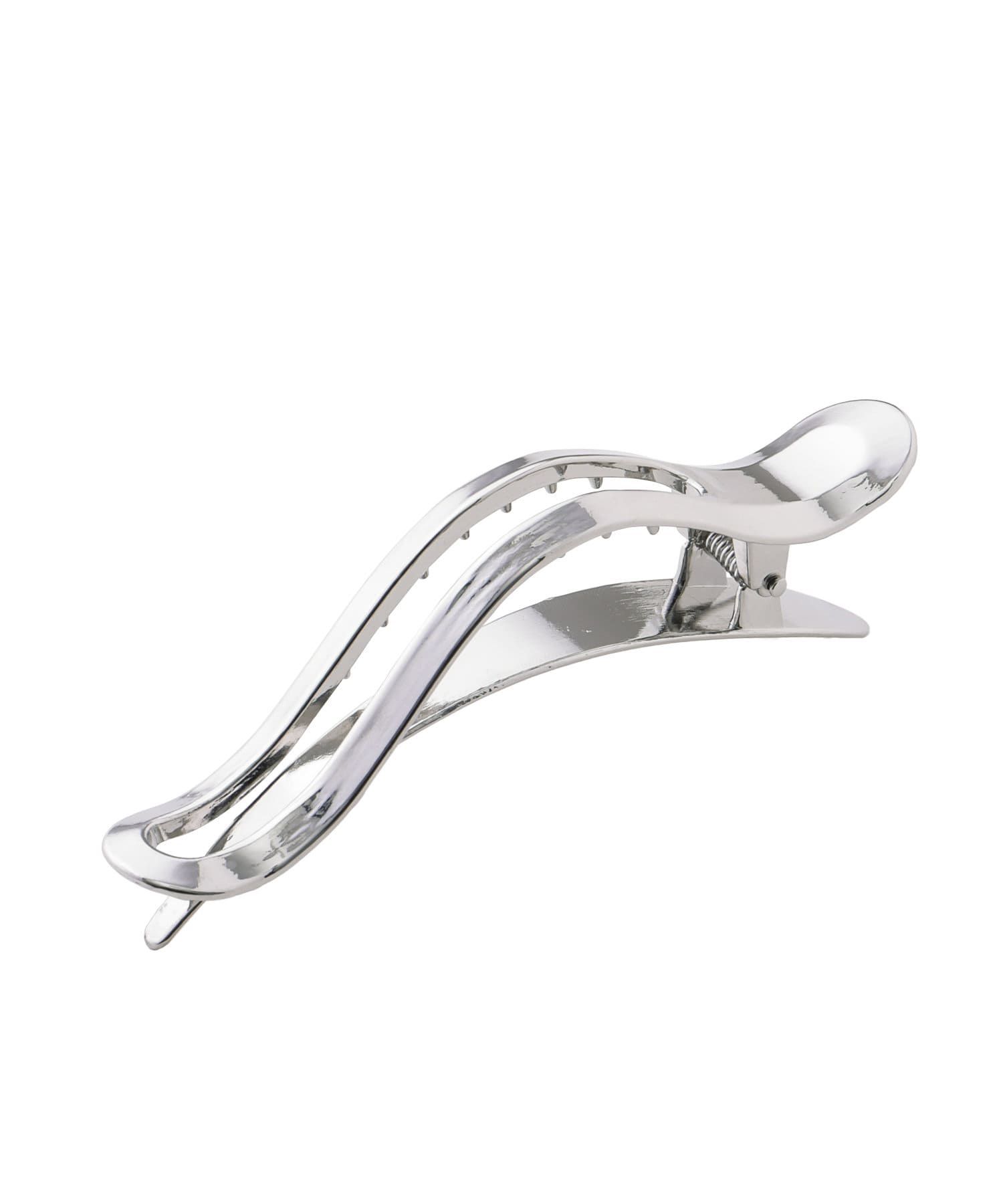 日本 Lattice - 都會記憶簡約一字金屬壓夾-金