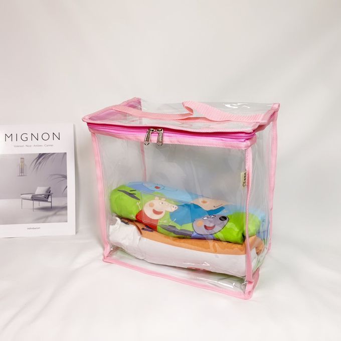 妞妞絲 - 透明收納袋-尊爵黑 (M)