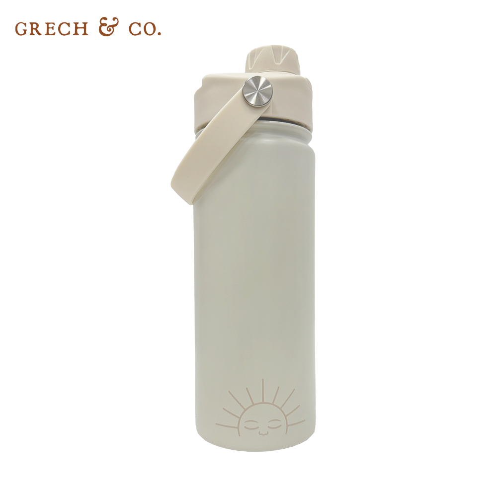 丹麥Grech&Co. - 不銹鋼直飲水壺-奶油白 (540ml)