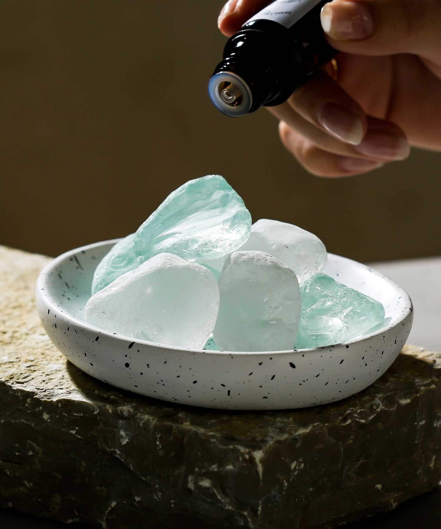 日本代購 - SHIMMER ROOM  療癒香氛開運能量擴香石-混色石-絢麗紫(甜橙麝香)