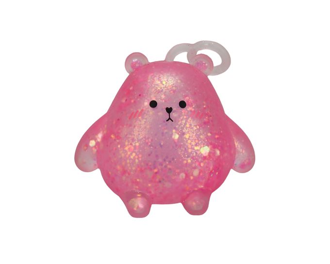 樂彩森林 - 療癒捏捏樂-麥芽糖布丁熊-1入(顏色隨機)