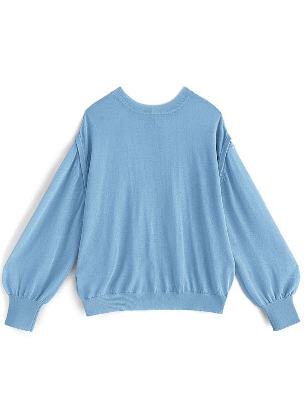 日本 GRL - 2WAY嫘縈混泡泡袖薄外套-奶油黃 (F)