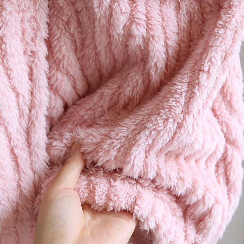 法蘭絨造型暖暖連身睡袍-兔子耳朵-米白色