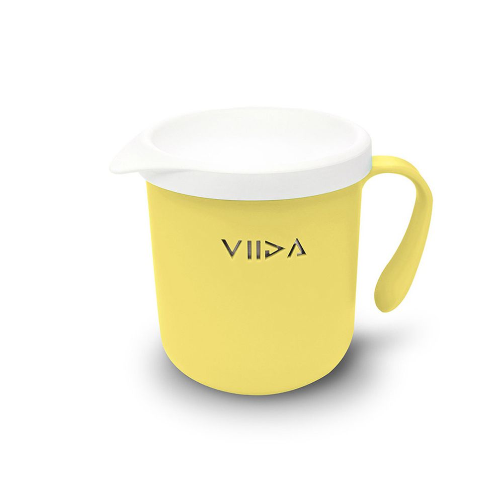 VIIDA - Soufflé抗菌不鏽鋼兒童餐杯-杯子-萊姆黃