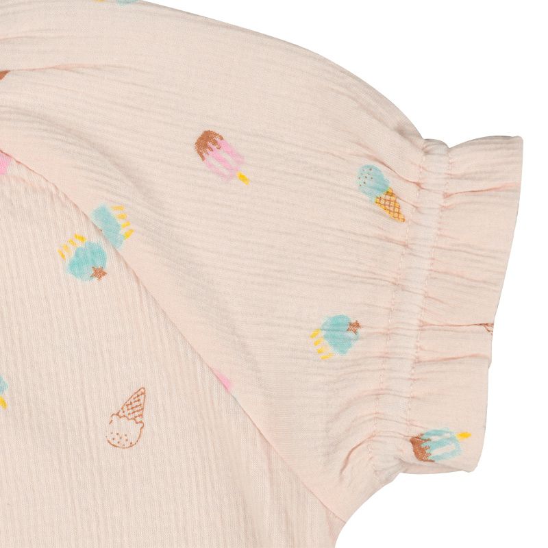 akachan honpo - 女短袖家居服 穿衣練習-粉紅色