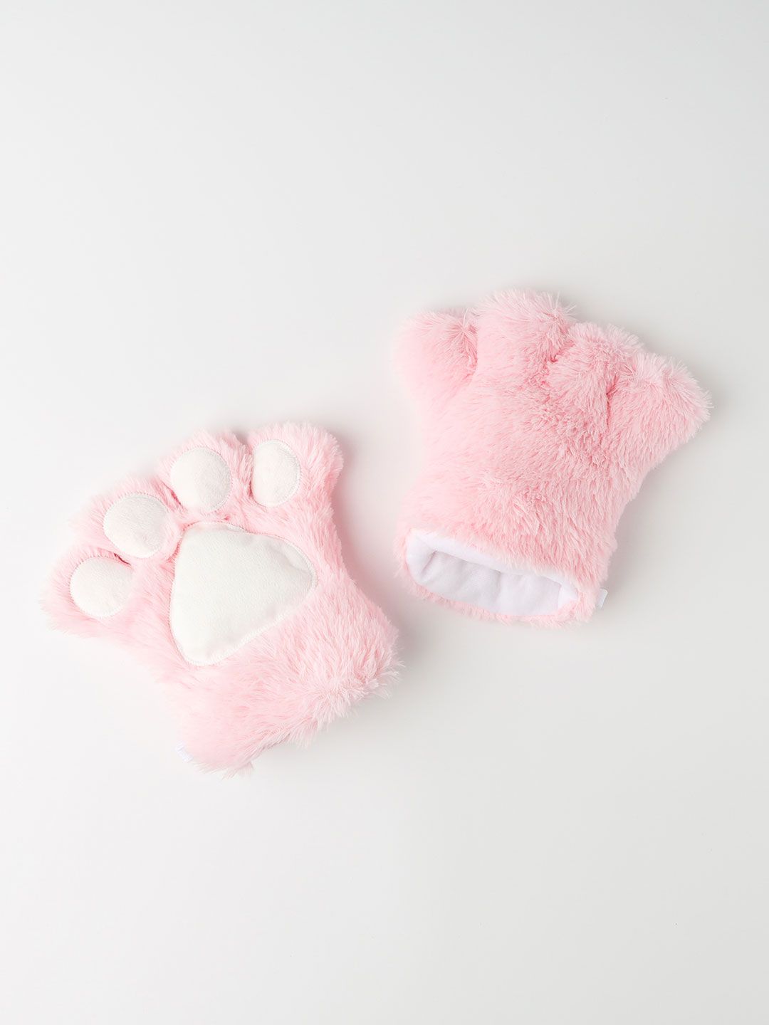 韓國 OZKIZ - (附配件)毛絨拼接連身洋裝-粉